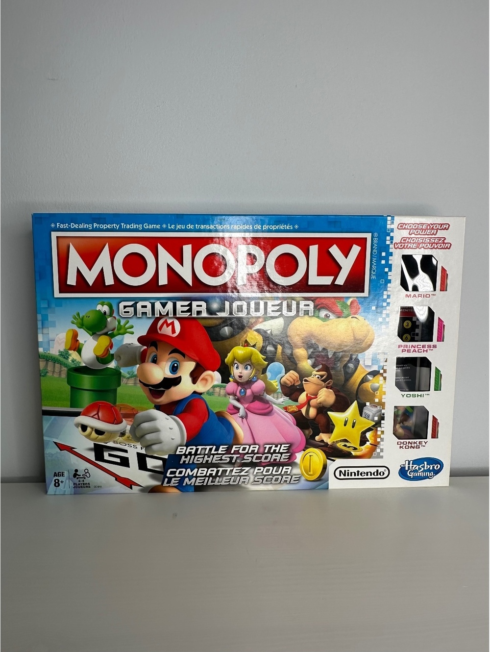 Monopoly Gamer Nintendo Super Mario 2017 Board Game Complete CIB